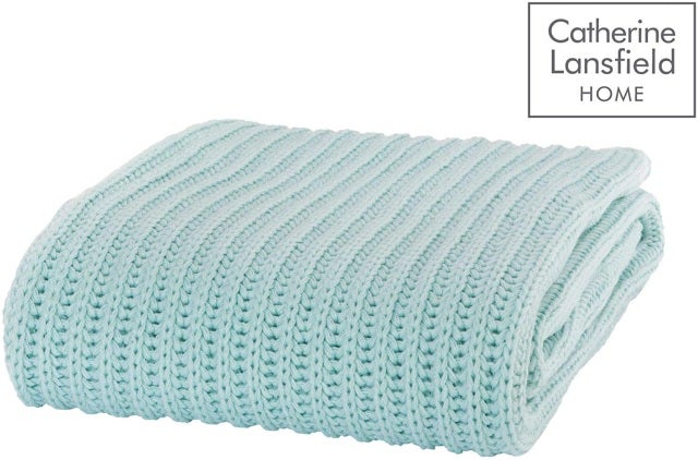 Chunky knit throw best sale by catherine lansfield