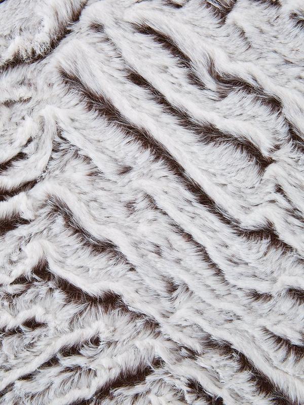 Catherine lansfield faux fur wolf throw new arrivals