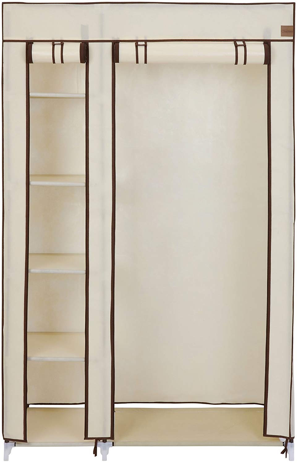 Vonhaus double canvas hot sale wardrobe